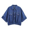 Women's European and American style short sleeved jacket+casual pants set